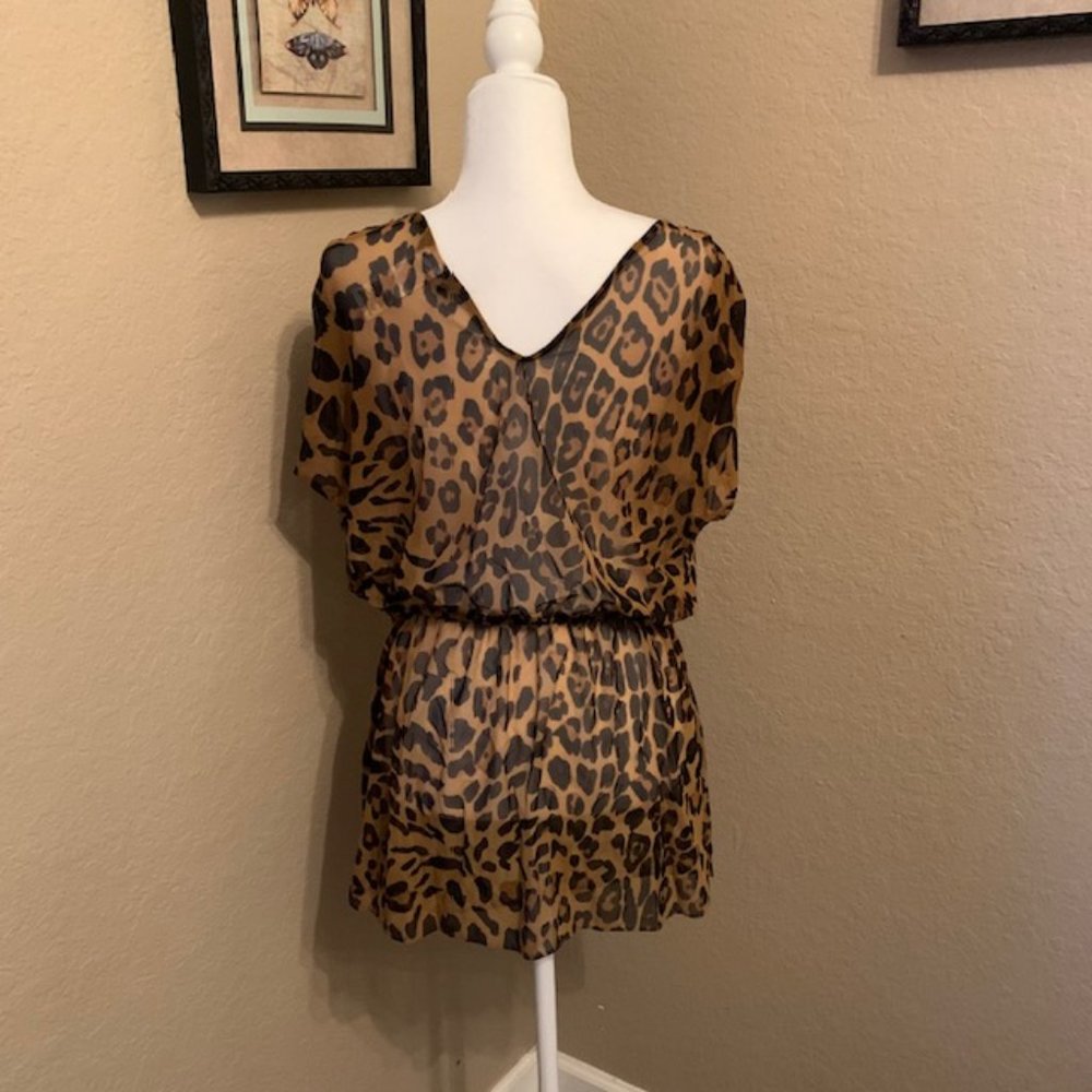 Ralph Lauren Leopard Print- Sheer cover up